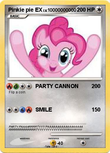 Pokemon Pinkie pie EX