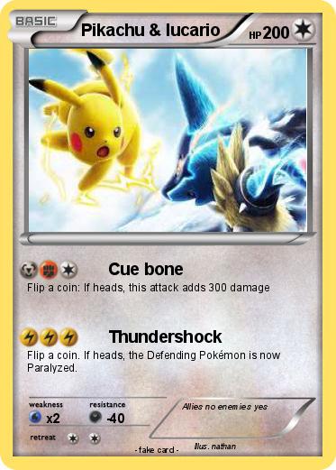 Pokemon Pikachu & lucario