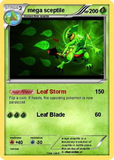 Pokemon mega sceptile