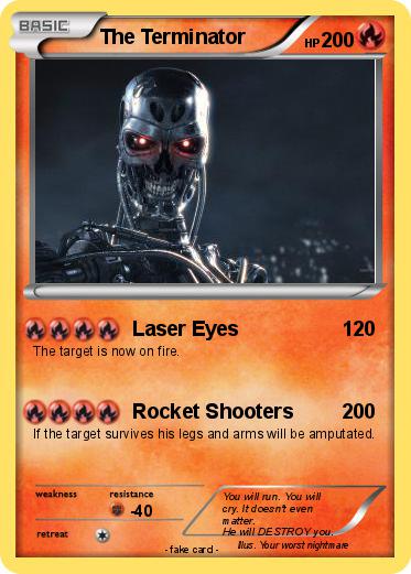 Pokémon The Terminator 51 51 - Laser Eyes - My Pokemon Card