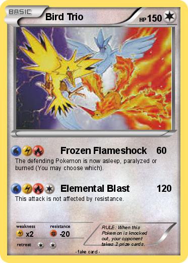 Pokemon Bird Trio