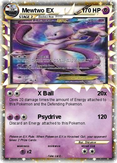 Pokemon Mewtwo EX