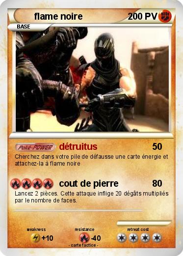 Pokemon flame noire