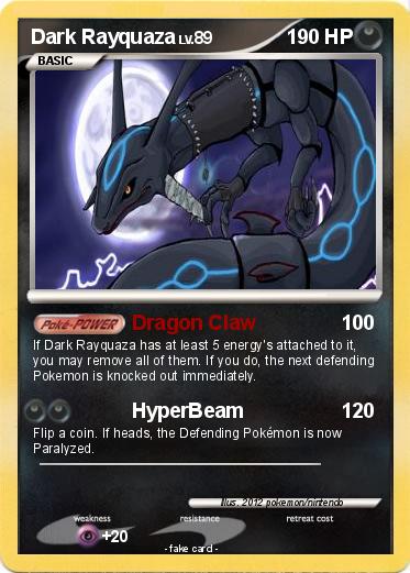 Pokemon Dark Rayquaza