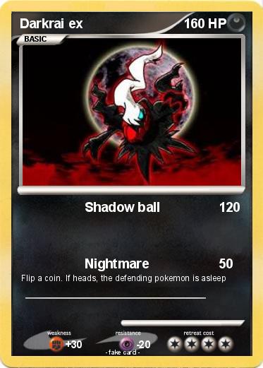 Pokemon Darkrai ex
