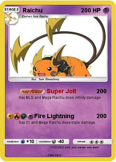 Pokemon Raichu