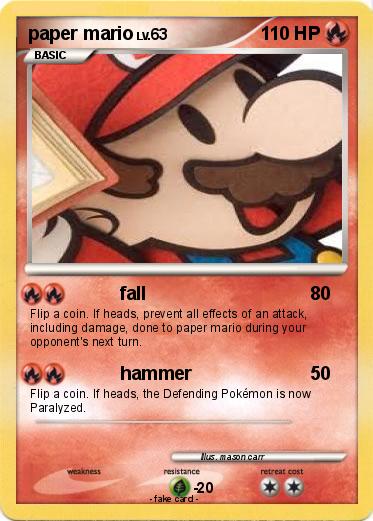 Pokemon paper mario