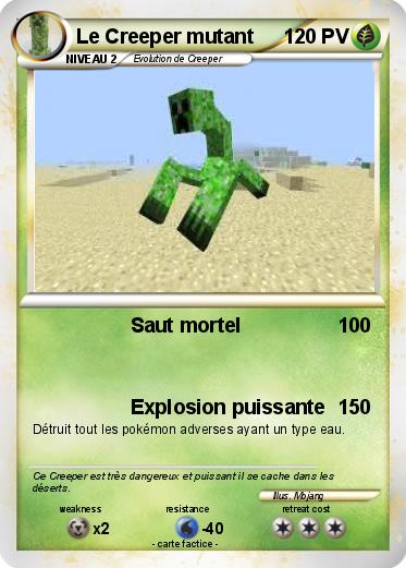 Pokemon Le Creeper mutant