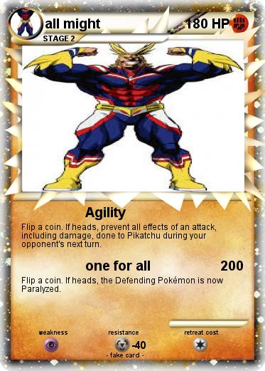 Pokemon all might