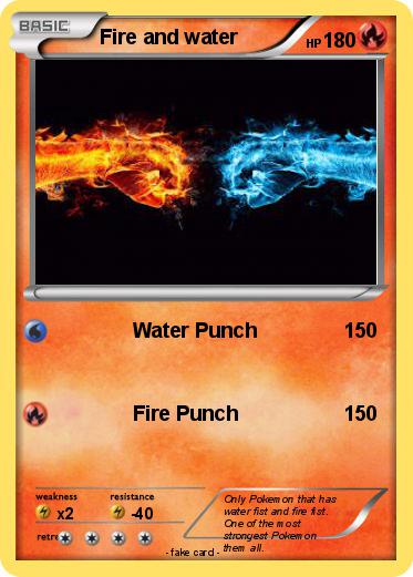 Pokemon Fire and water