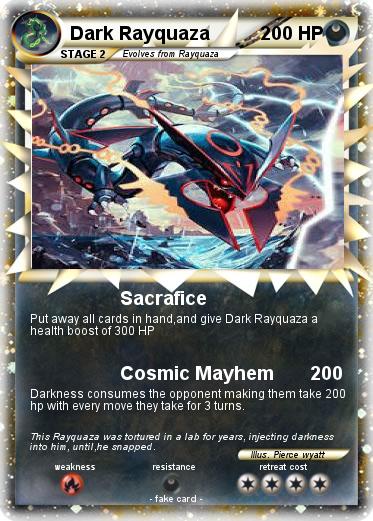 Pokemon Dark Rayquaza