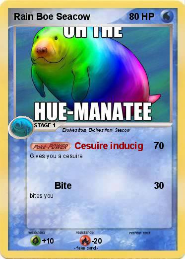 Pokemon Rain Boe Seacow