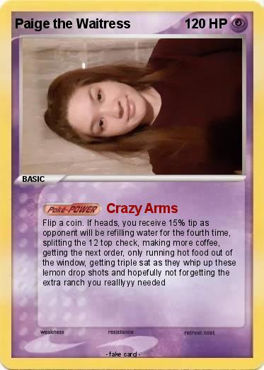 Pokemon Paige the Waitress
