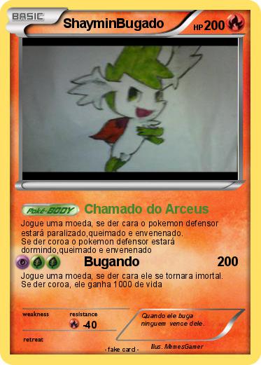Pokemon ShayminBugado