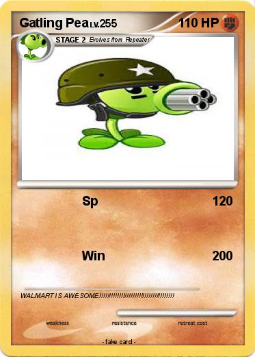 Pokemon Gatling Pea