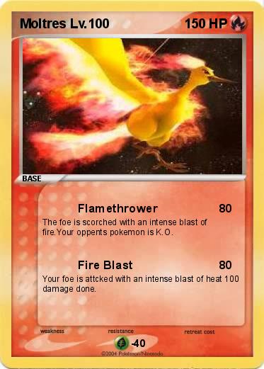 Pokemon Moltres Lv.100