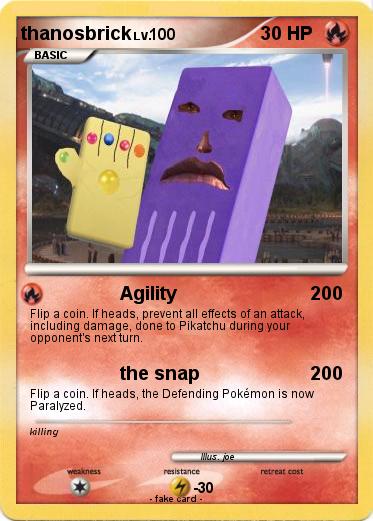 Pokemon thanosbrick