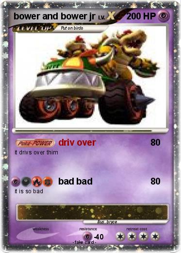 Pokemon bower and bower jr