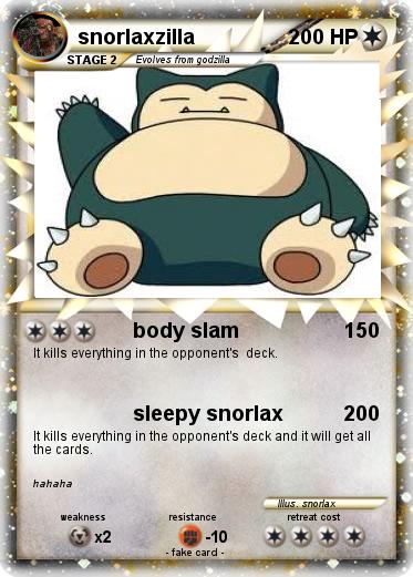 Pokemon snorlaxzilla