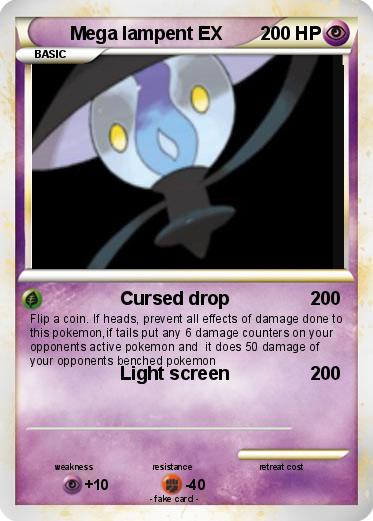 Pokemon Mega lampent EX