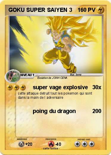 Pokemon GOKU SUPER SAIYEN 3