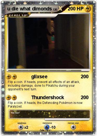 Pokemon u die what dimonds