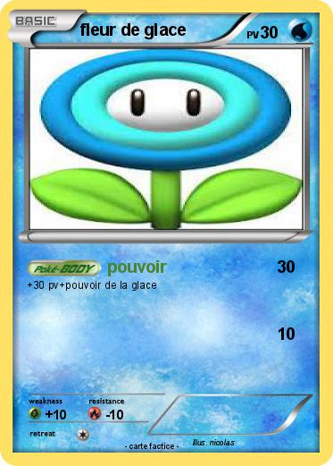 Pokemon fleur de glace