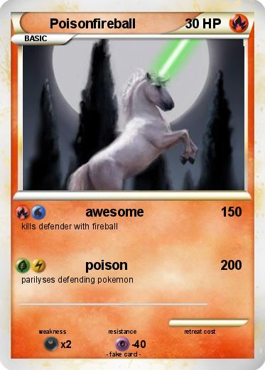 Pokemon Poisonfireball