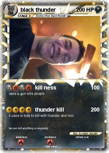 Pokemon black thunder