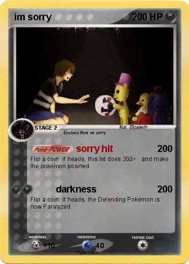 Pokemon im sorry