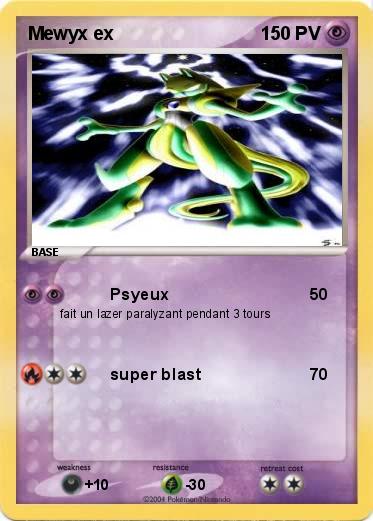 Pokemon Mewyx ex