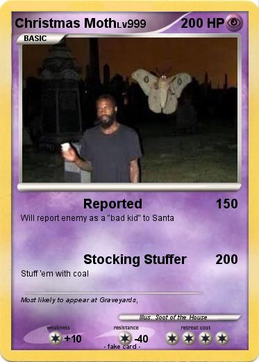 Pokemon Christmas Moth