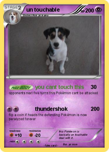 Pokemon un touchable