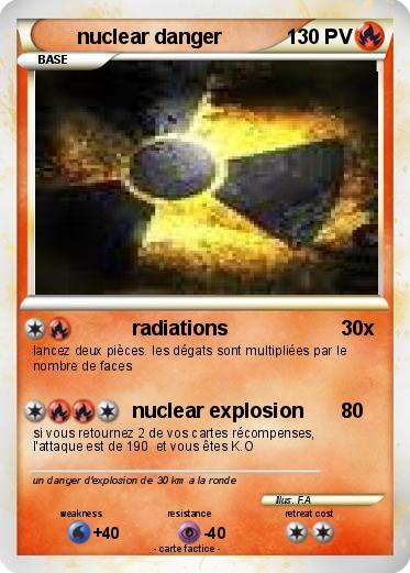 Pokemon nuclear danger