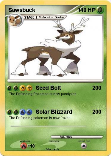 Pokemon Sawsbuck