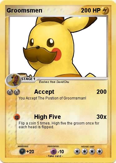 Pokemon Groomsmen