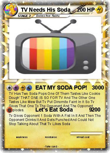 Pokemon TV Needs His Soda