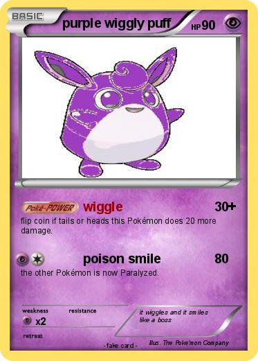Pokemon purple wiggly puff