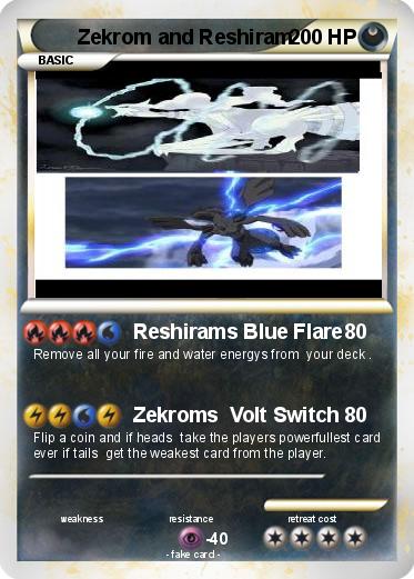 Pokemon Zekrom and Reshiram