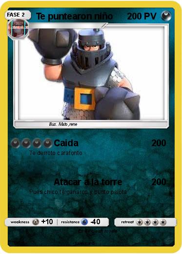 Pokemon Te puntearon niño