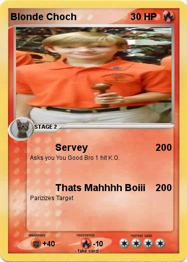 Pokemon Blonde Choch