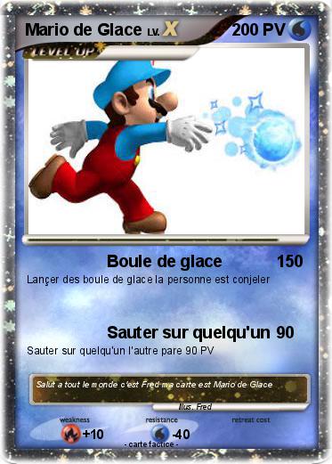 Pokemon Mario de Glace