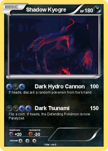 Pokemon Shadow Kyogre