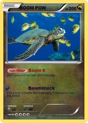 Pokemon BOOM POW