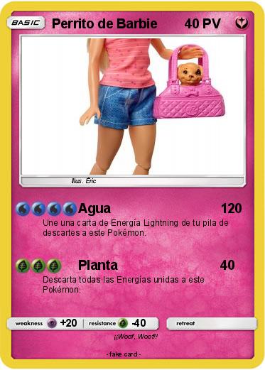 Pokemon Perrito de Barbie