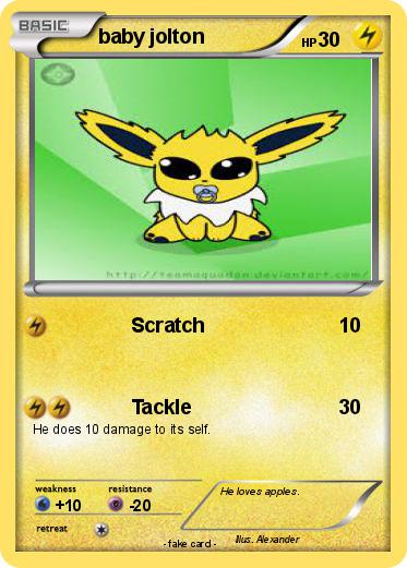 Pokemon baby jolton