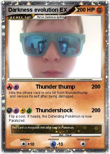 Pokemon Darkness evolution EX