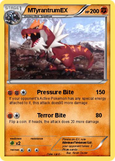 Pokemon MTyrantrumEX