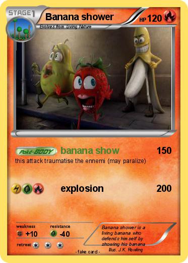 Pokemon Banana shower
