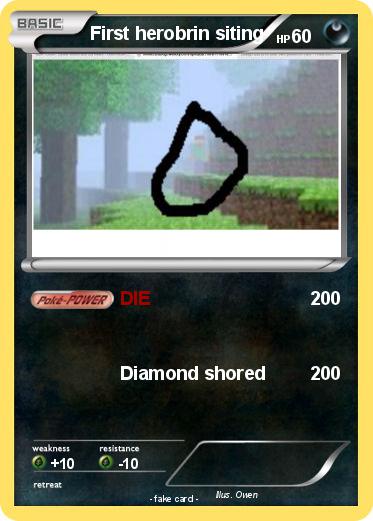 Pokemon First herobrin siting